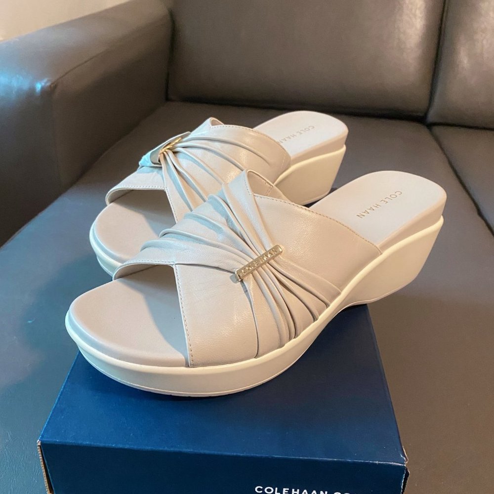 NWT Cole Haan Aubree Grand Ruched Slide